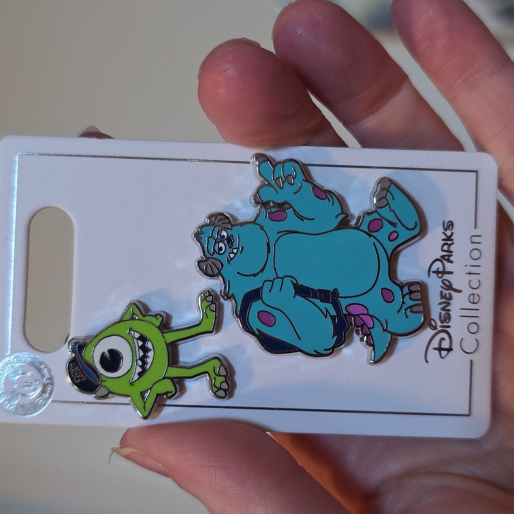 Disney Parks Monster Inc Monsters University Pin Mike And Sulley New PB1B7